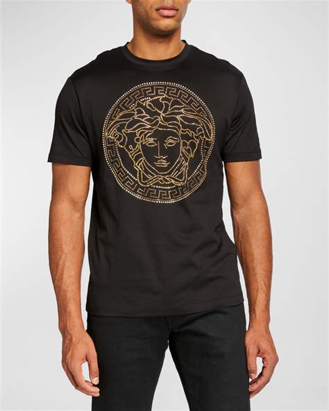 versace collection box medusa t shirt black|versace medusa t shirt men.